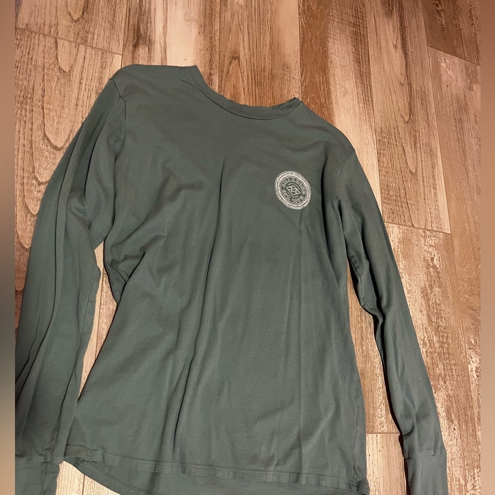 light green shirt